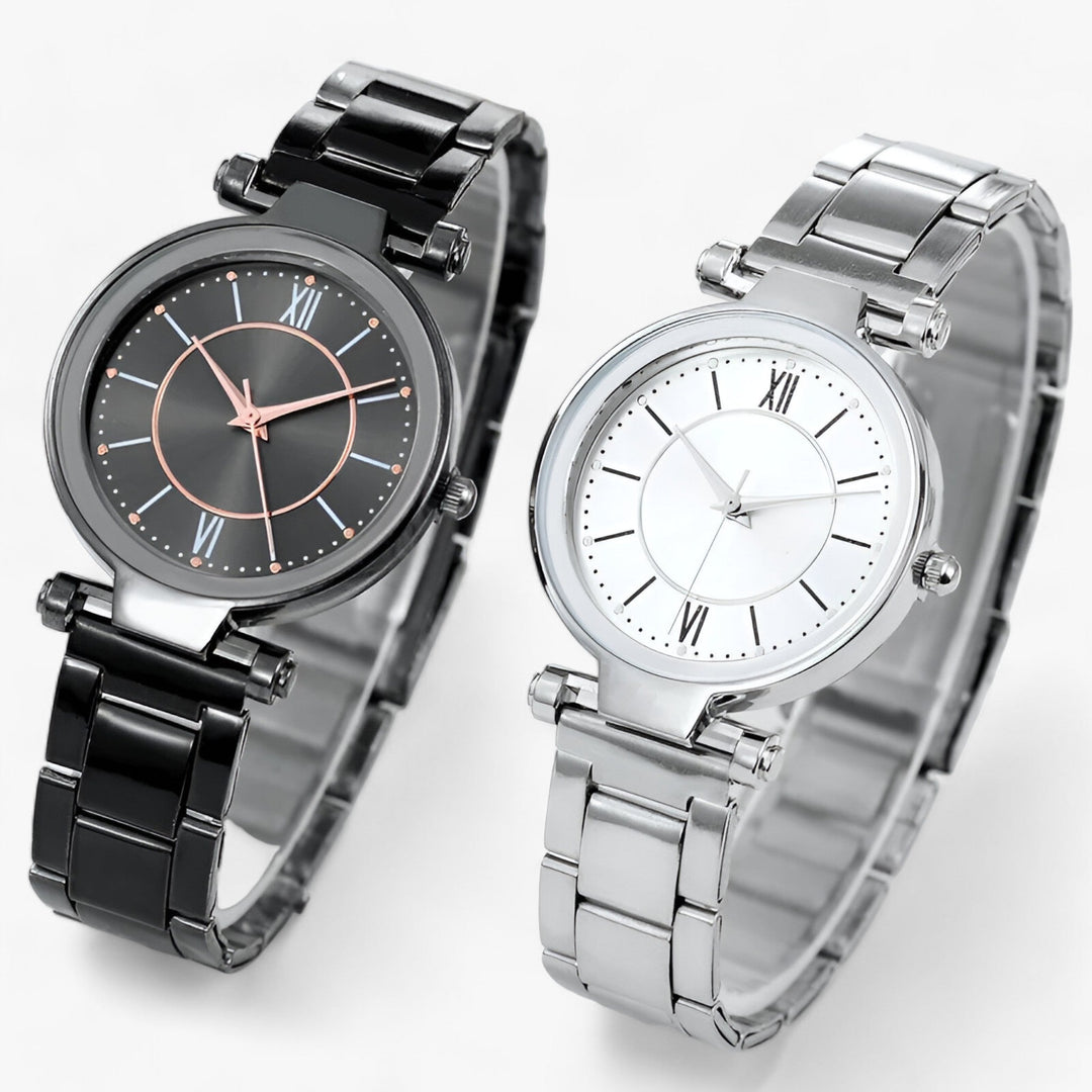 Premium Ronde Horloge RVS-Horloges-Calora-Goud-Calora