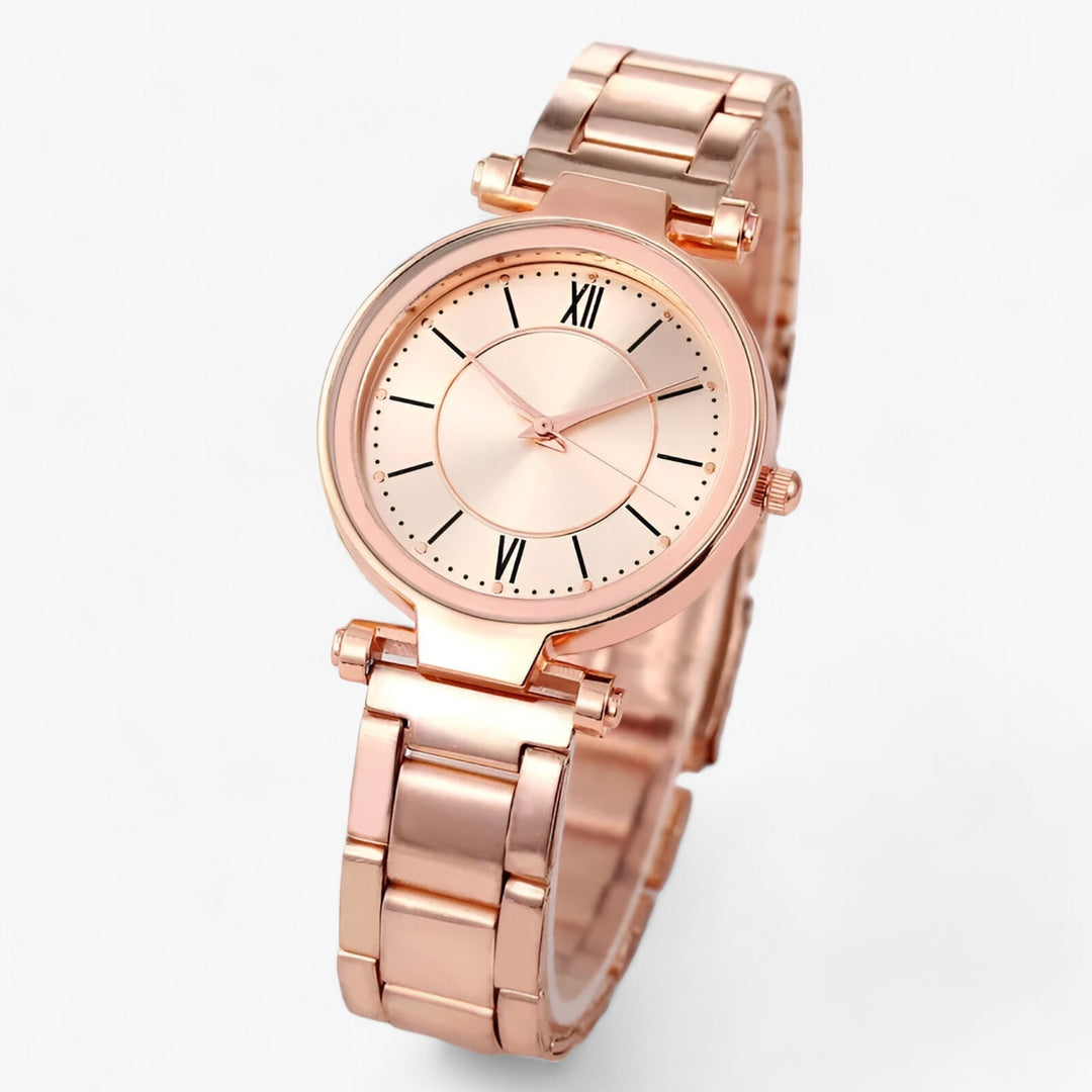 Premium Ronde Horloge RVS-Horloges-Calora-Goud-Calora