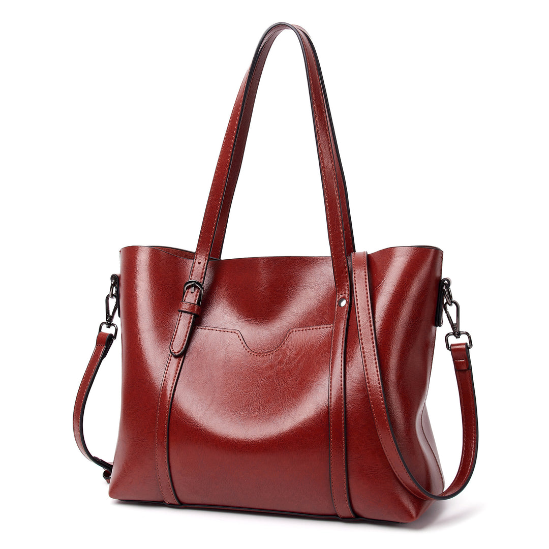 CALORA_ Premium Stijlvolle Retro Draagtas voor Vrouwen - 30x25x10 cm
