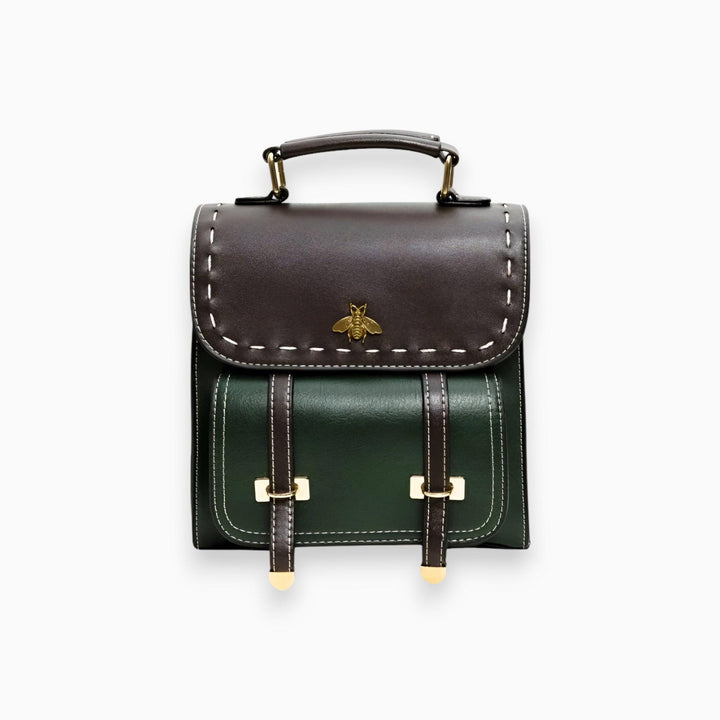 Premium Vegan Leren Rugzak voor Dames-Handtassen-Calora-Groen-Calora