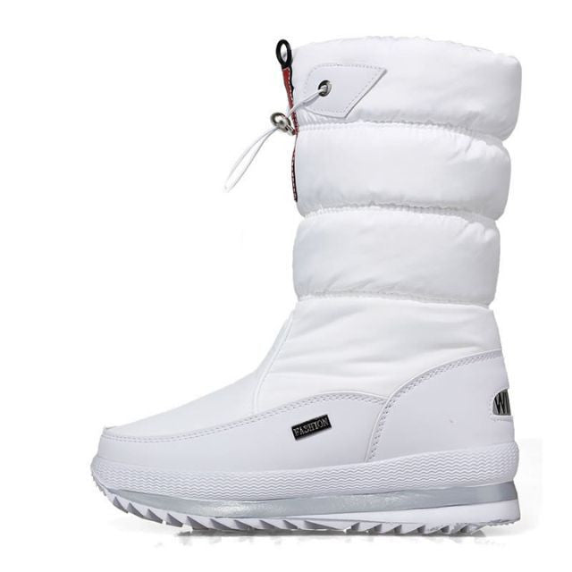 Premium waterdichte antislip- Sneeuwlaarzen van imitatiebont-Laarzen-Calora-Zwart-36-Calora