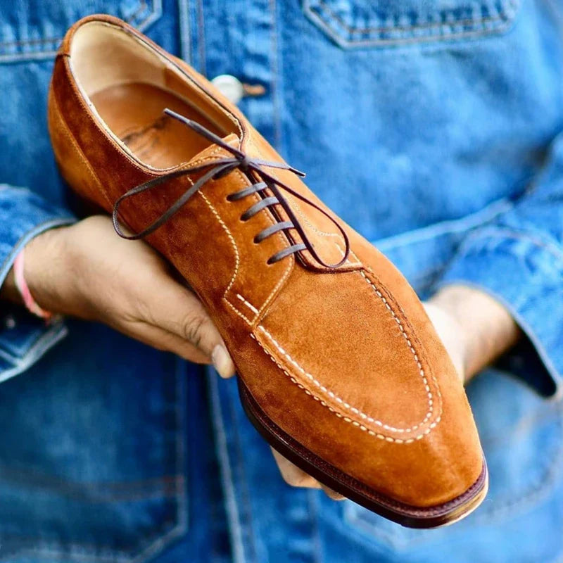CALORA_ Prestige Suede Oxfords Schoenen
