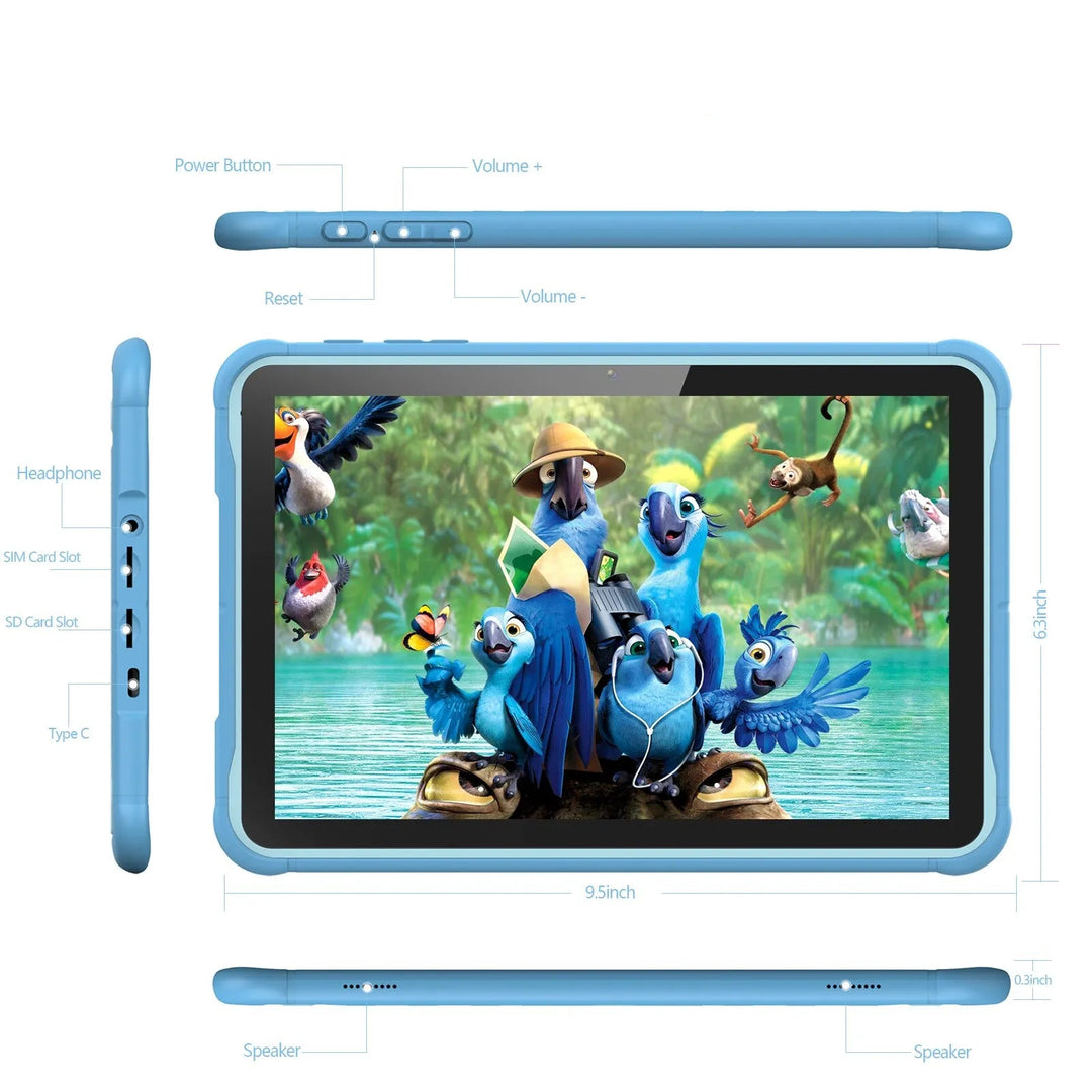 Pritom K10 | Kindertablet - Speel & Leer-Elektronica/Gadgets-Calora-Paars-Calora
