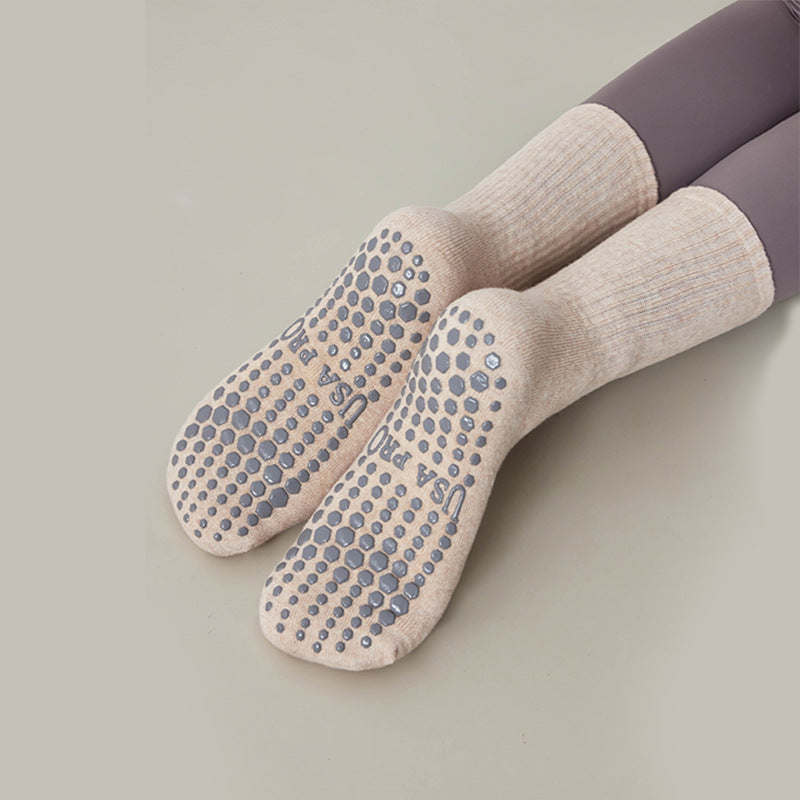 CALORA_ Professionele Anti-Slip Yoga Sokken voor Dames