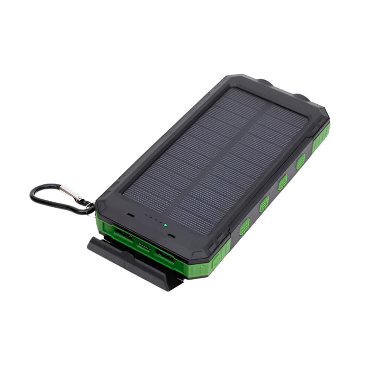 Pulse SOLAR | 20.000mAh Zonne-energie Sterke Power Bank - Draagbare Oplader met Zaklamp-Elektronica/Gadgets-Calora-Groen-5000 mAh-Calora