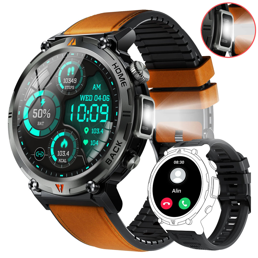 PulseSync | Smart Watch met 100+ Sportmodi en Gezondheidsmonitor-Horloges-Calora-Zwart-Calora