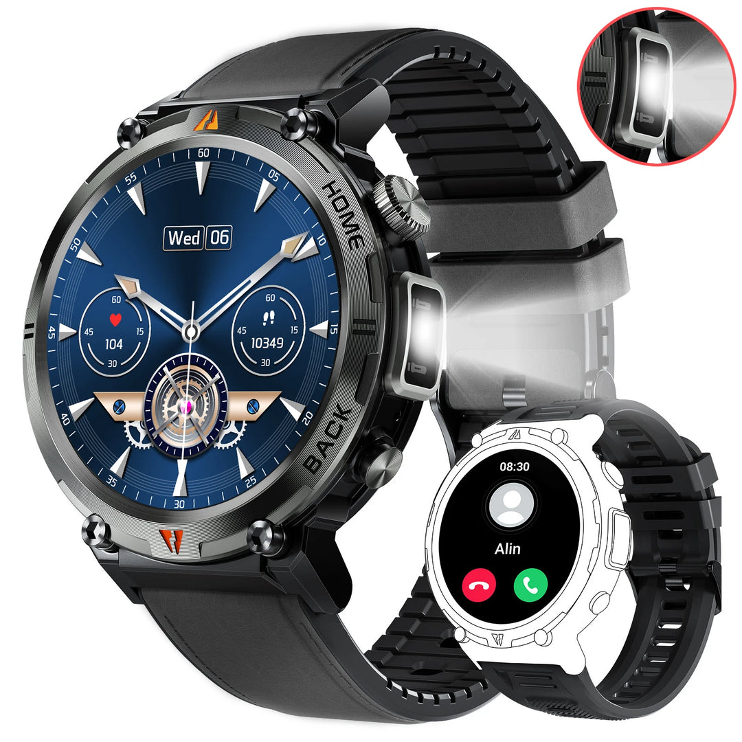 PulseSync | Smart Watch met 100+ Sportmodi en Gezondheidsmonitor-Horloges-Calora-Zwart-Calora