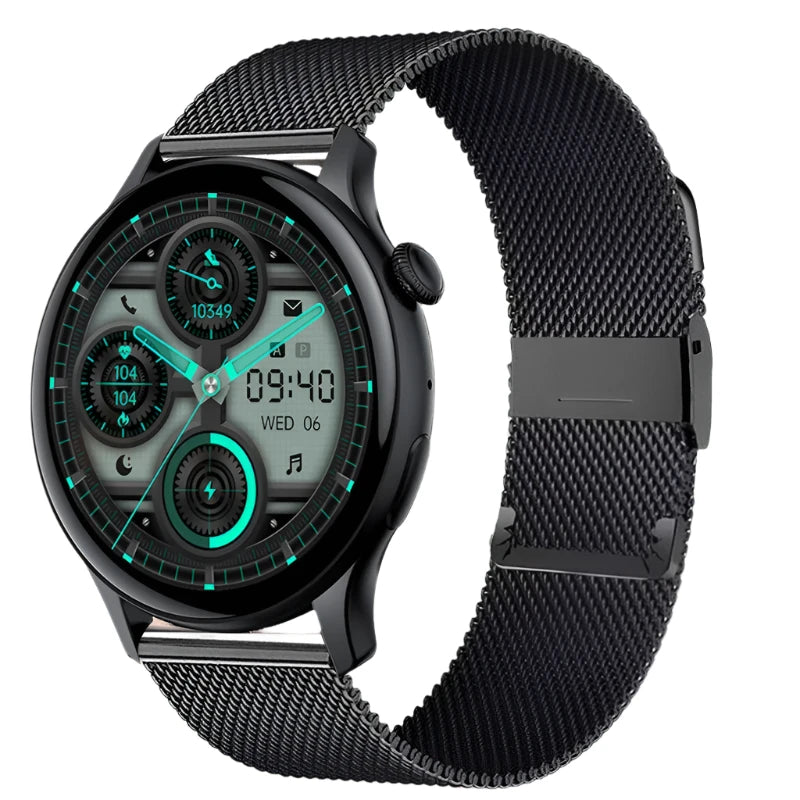 Quanta | Luxe GPS Smartwatch voor Vrouwen - HD scherm-Elektronica/Gadgets-Calora-Zwart-S-Calora