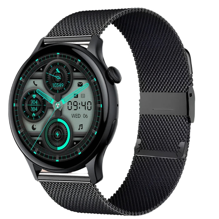 Quanta | Luxe GPS Smartwatch voor Vrouwen - HD scherm-Elektronica/Gadgets-Calora-Zwart-S-Calora