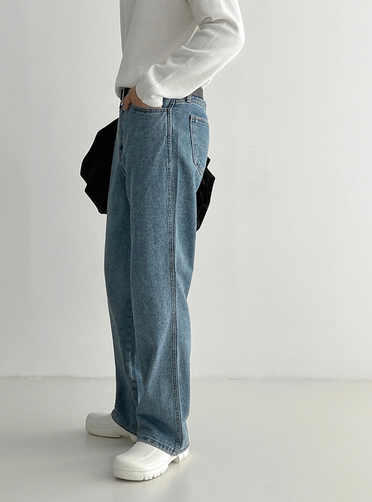 Recht Lopende Vintage Spijkerbroek-Pantalons-Calora-S-Calora