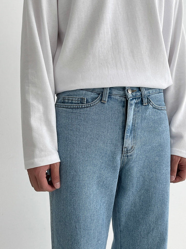 Recht Lopende Vintage Spijkerbroek-Pantalons-Calora-S-Calora