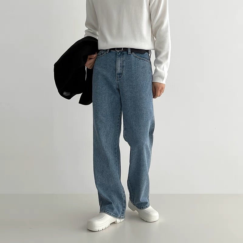 Recht Lopende Vintage Spijkerbroek-Pantalons-Calora-S-Calora