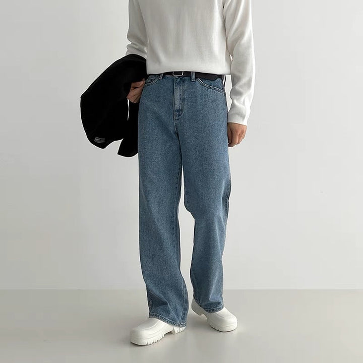Recht Lopende Vintage Spijkerbroek-Pantalons-Calora-S-Calora