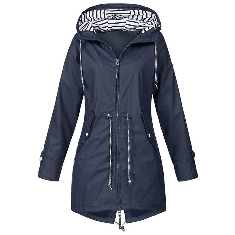 Regula | Lange Regenjas met Capuchon-Zomer Jassen-Calora-Geel-S-Calora