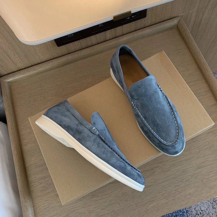 Reno | Premium Leren Loafers-Loafers-Calora-Grijs-39-Calora