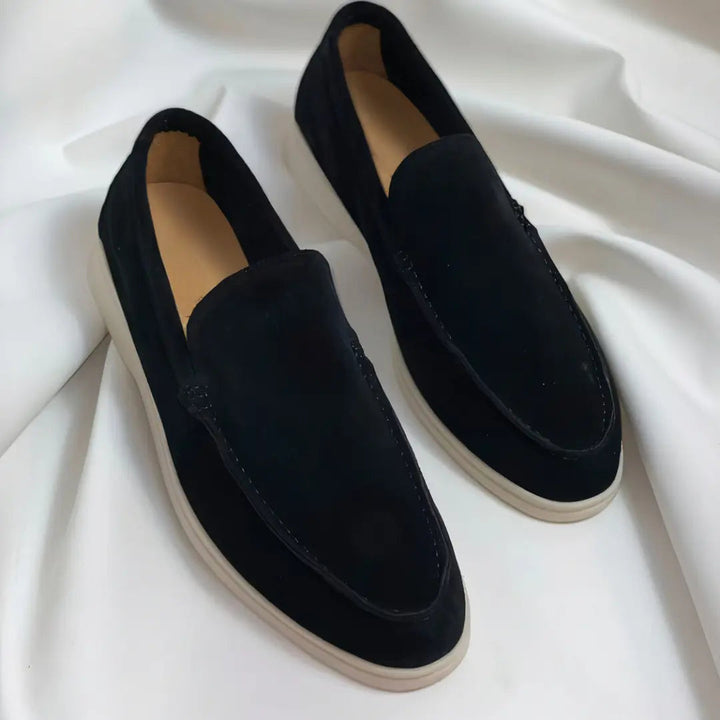 Reno | Premium Leren Loafers-Loafers-Calora-Zwart-39-Calora