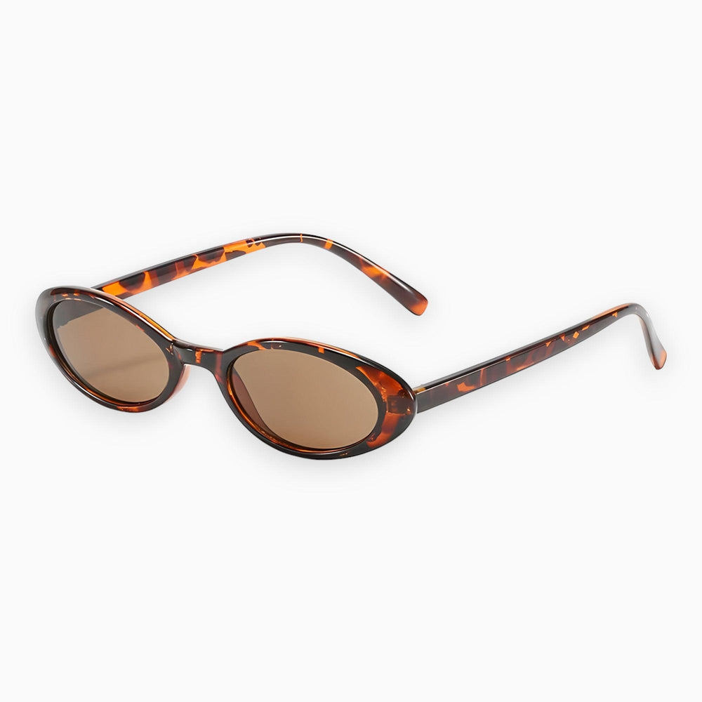 Retro Elegante Zonnebril met UV-bescherming voor Zonnige Dagen-Elektronica/Gadgets-Calora-Bruin-Calora