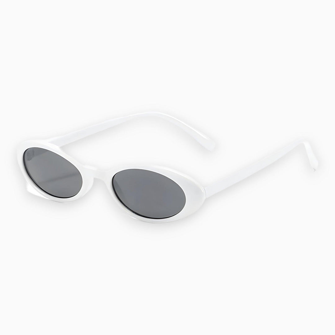 Retro Elegante Zonnebril met UV-bescherming voor Zonnige Dagen-Elektronica/Gadgets-Calora-Wit-Calora