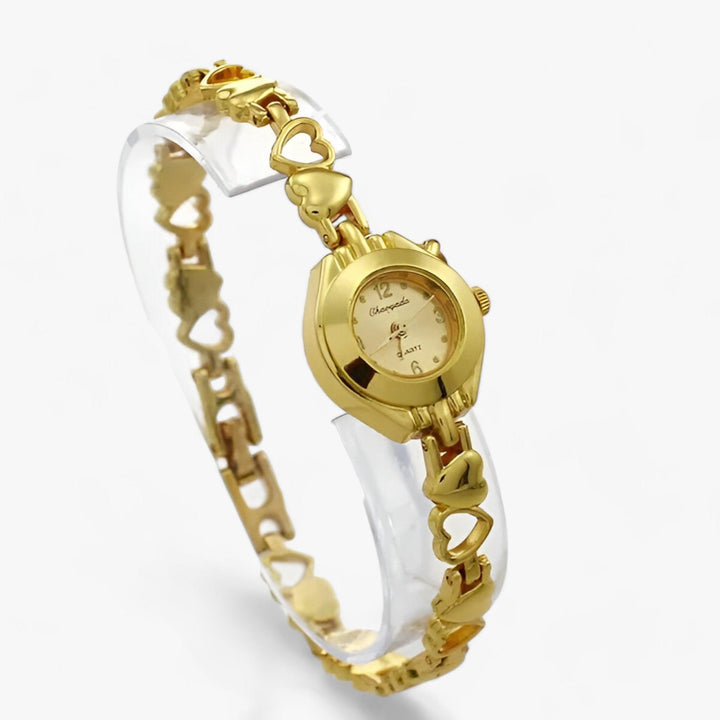 Retro Romeins nummer quartz Armbandhorloge-Horloges-Calora-Goud-Calora