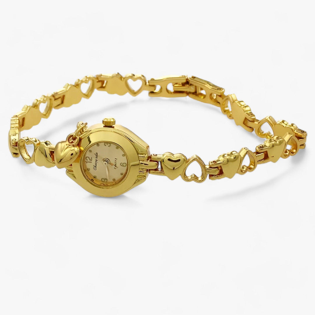 Retro Romeins nummer quartz Armbandhorloge-Horloges-Calora-Goud-Calora