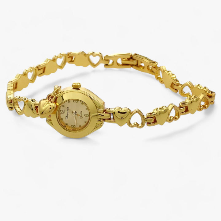 Retro Romeins nummer quartz Armbandhorloge-Horloges-Calora-Goud-Calora