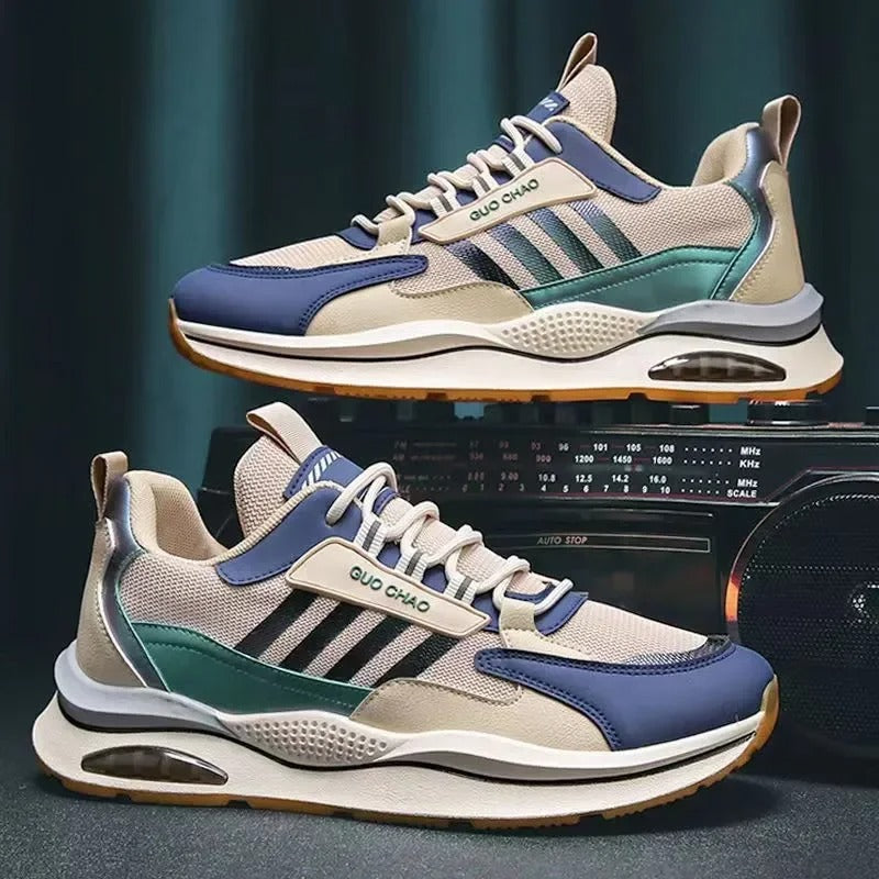 CALORA_ Retro Sneakers voor Heren in Sportief en Stijlvol Ontwerp