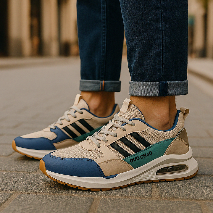 CALORA_ Retro Sneakers voor Heren in Sportief en Stijlvol Ontwerp