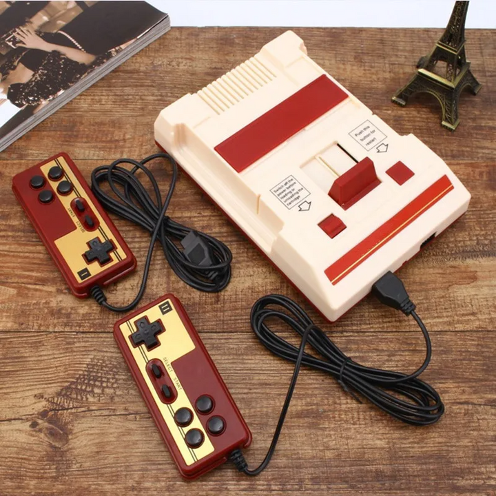 RetroGameMaster | Retro Console X4 Pro l met 2 Controllers en 500+ Spellen l AV Aansluiting voor TV-Elektronica/Gadgets-Calora-Calora
