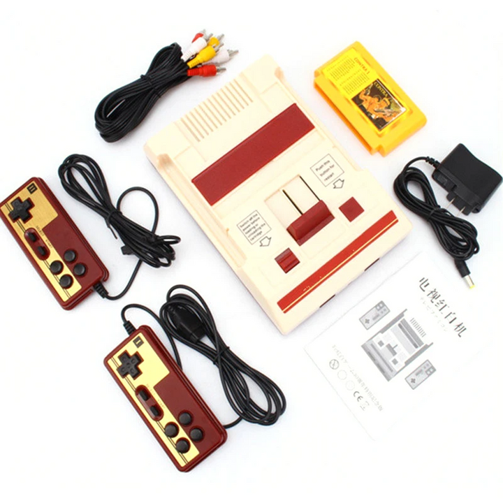 RetroGameMaster | Retro Console X4 Pro l met 2 Controllers en 500+ Spellen l AV Aansluiting voor TV-Elektronica/Gadgets-Calora-Calora