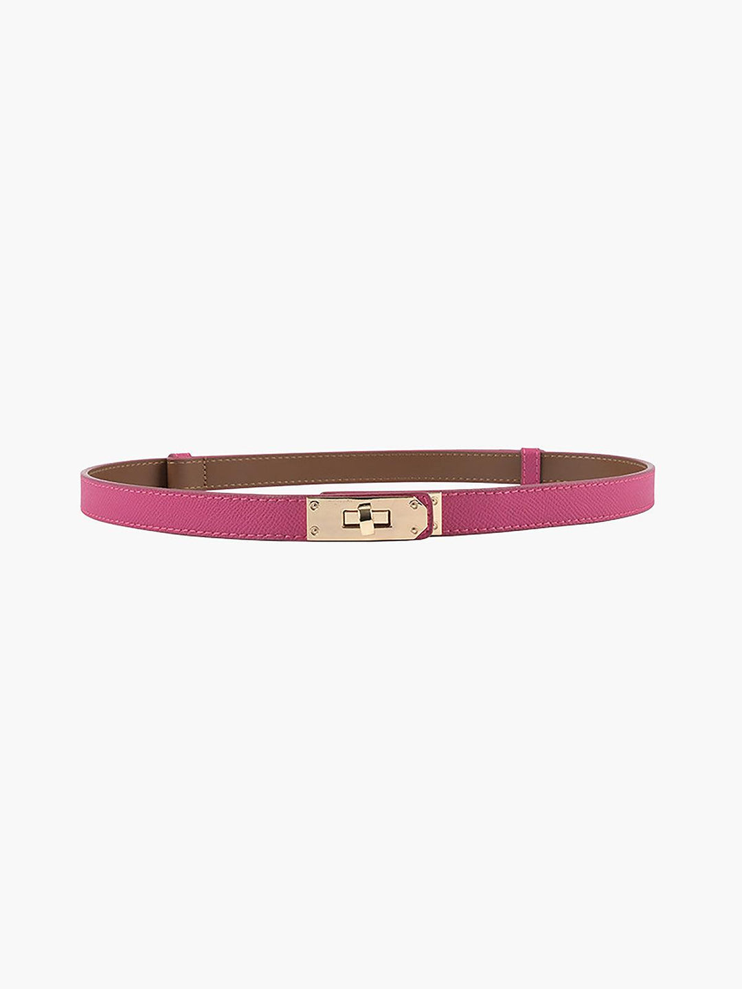 Riem van Polyurethaan met Verstelbare Lengte en Regelmatige Pasvorm-Handtassen-Calora-Roze-One Size-Calora