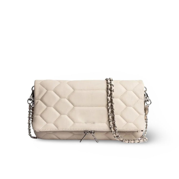 Riviera | Luxe Schoudertas-Schoudertassen-Calora-Beige-Calora