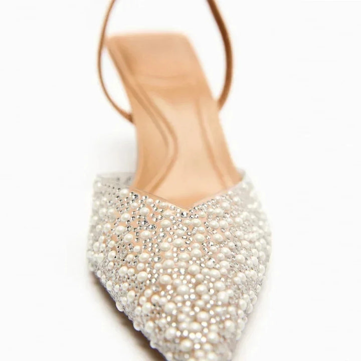 Rivka | Transparante Rhinestone Bruiloft Hakken voor Dames-Hakken-Calora-36-Calora