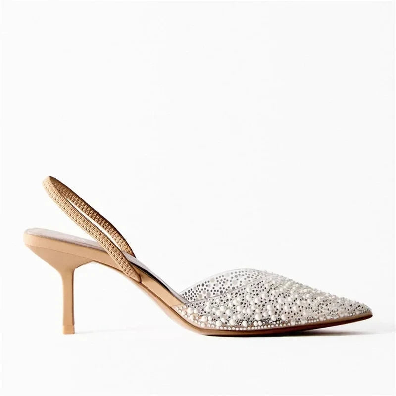 Rivka | Transparante Rhinestone Bruiloft Hakken voor Dames-Hakken-Calora-36-Calora