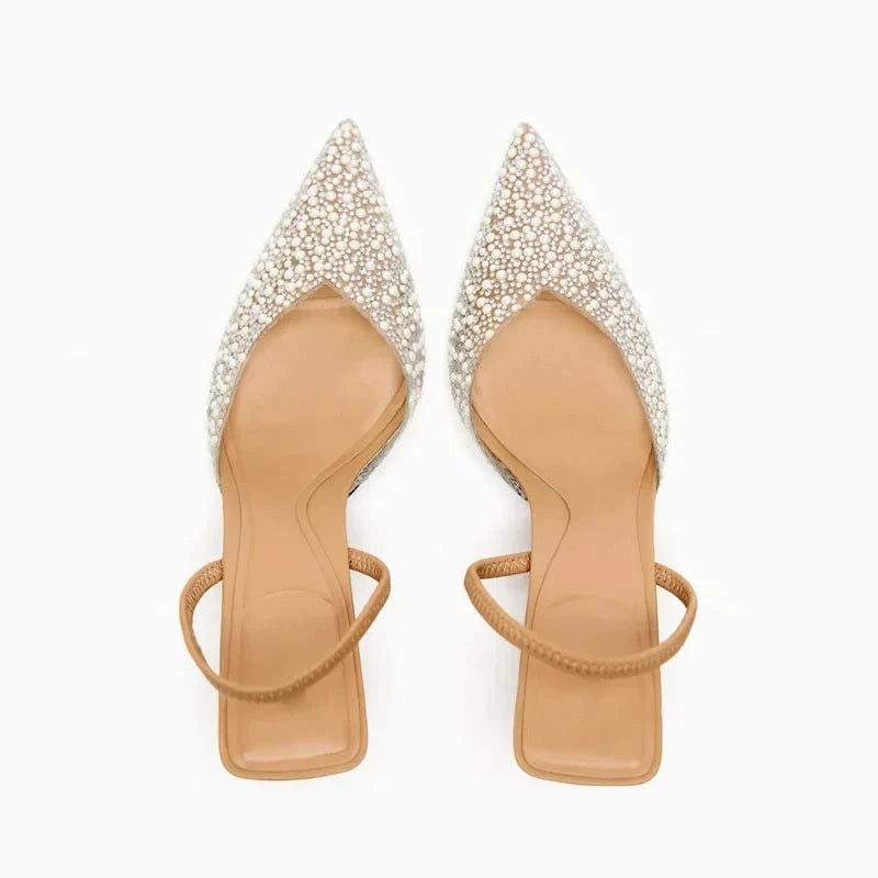 Rivka | Transparante Rhinestone Bruiloft Hakken voor Dames-Hakken-Calora-36-Calora
