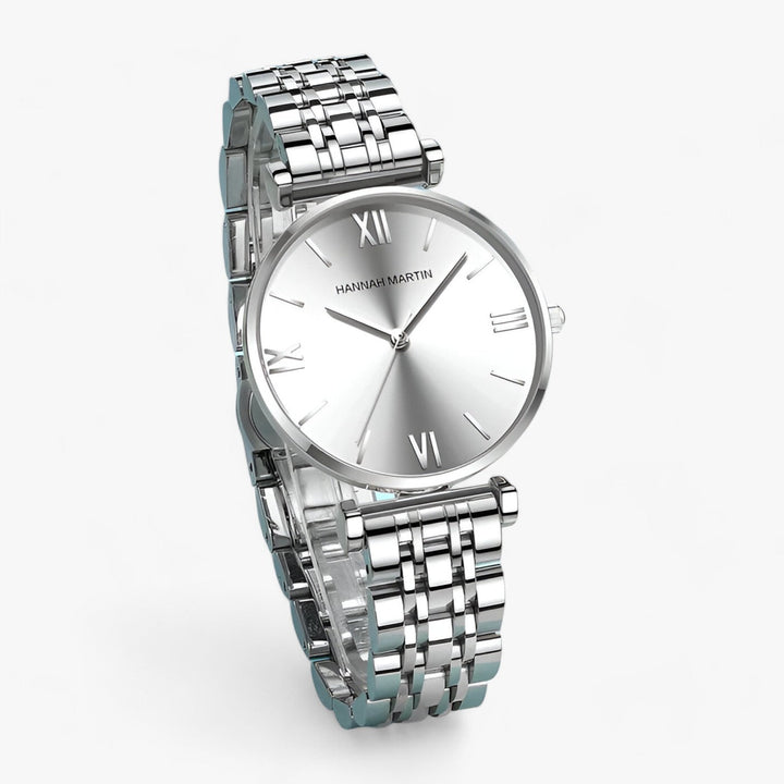 Roestvrijstalen Dameshorloge met Elegant Ontwerp-Horloges-Calora-Roségoud Zilver-Calora