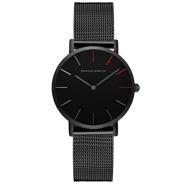 Ronde Dames Luxe Quartz Horloge-Horloges-Calora-Roze goud-Calora