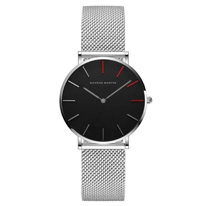Ronde Dames Luxe Quartz Horloge-Horloges-Calora-Roze goud-Calora