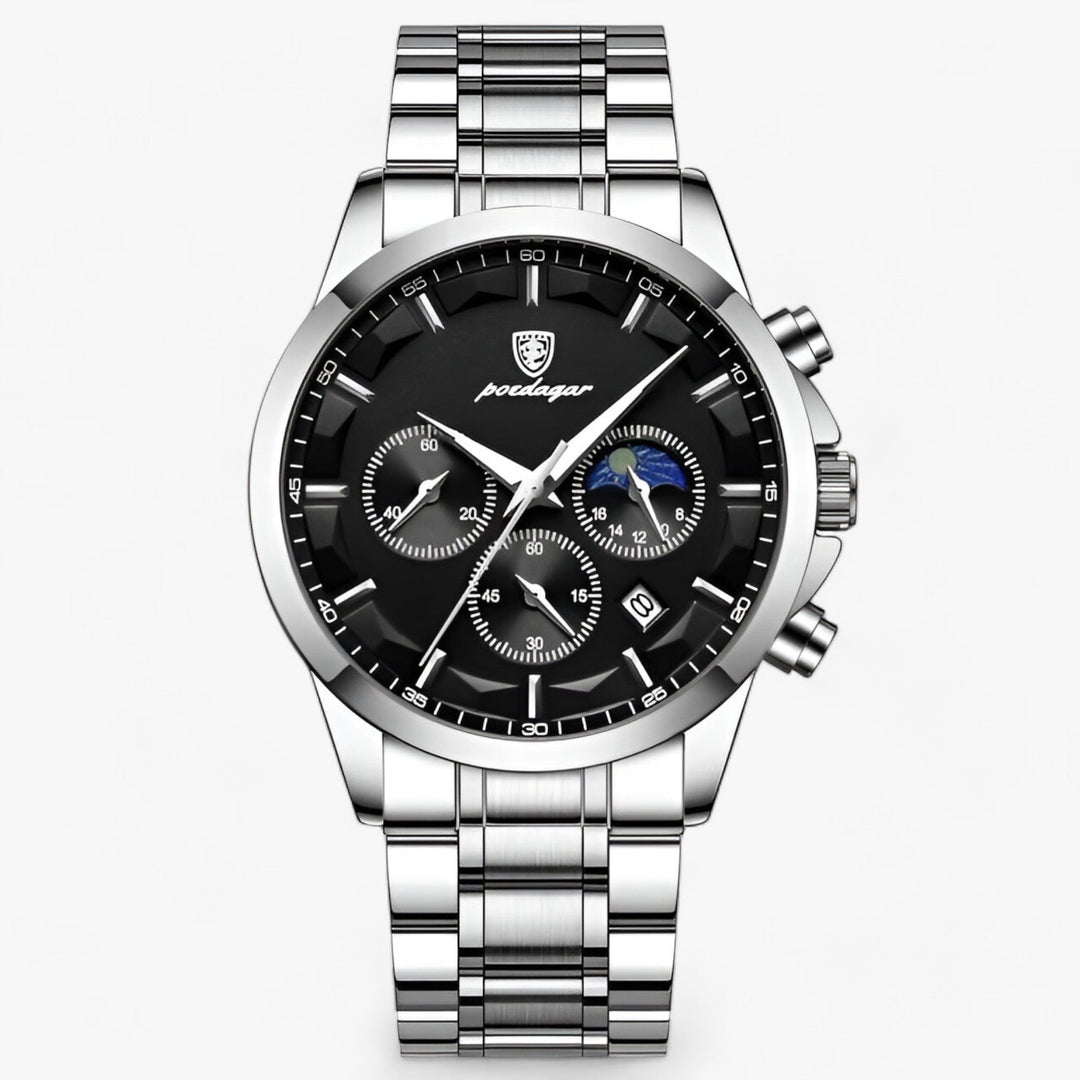 CALORA_ Ronde Horloge met RVS band
