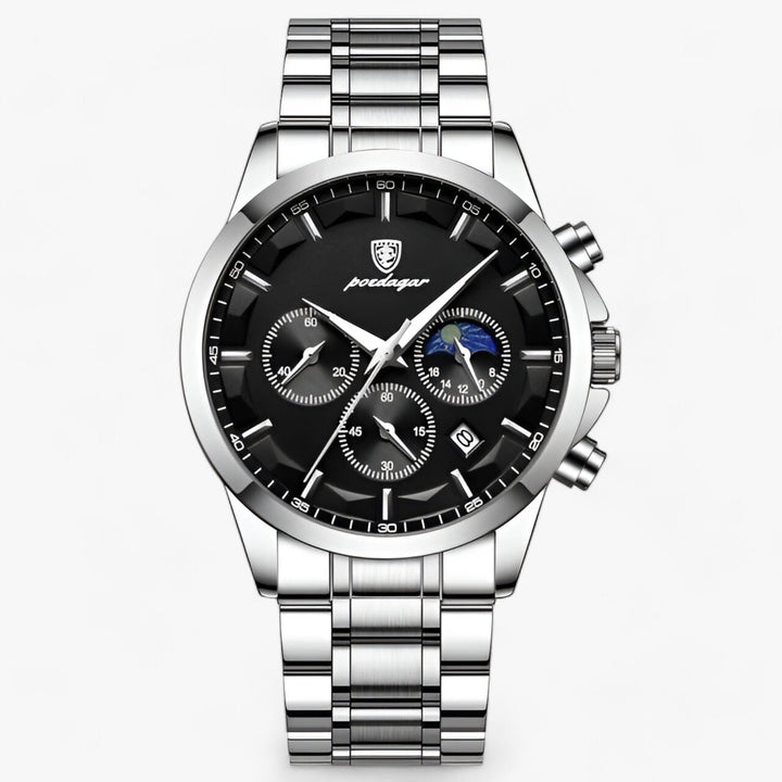 CALORA_ Ronde Horloge met RVS band
