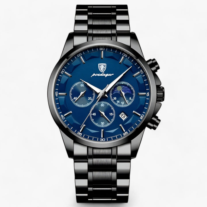 CALORA_ Ronde Horloge met RVS band
