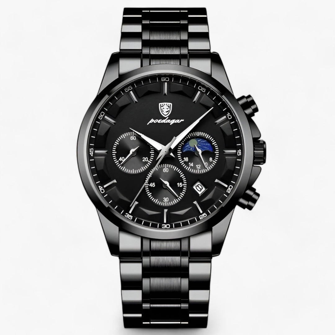 CALORA_ Ronde Horloge met RVS band