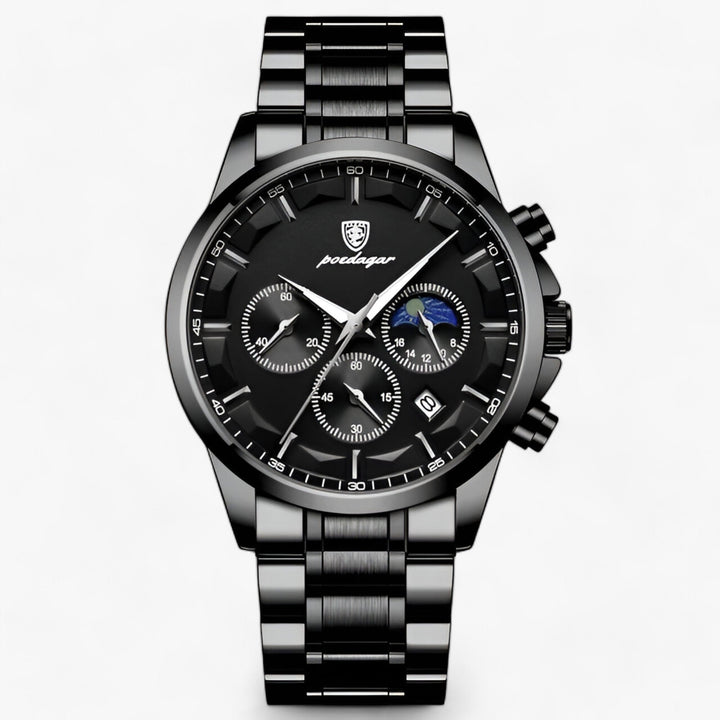 CALORA_ Ronde Horloge met RVS band