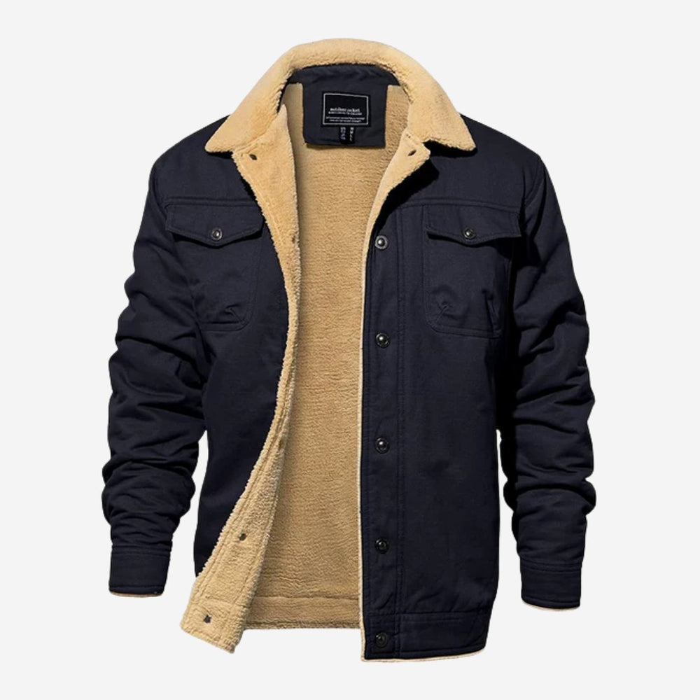 Ryden | Warme Jas-Zomer Jassen-Calora-Marine Blauw-XS-Calora