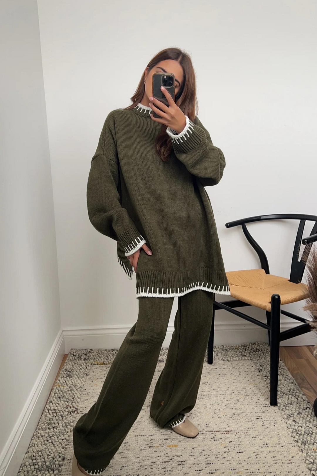 Sabine | Comfortabel Dames Joggingspak-Sets & Pakken-Calora-Groen-S-Calora