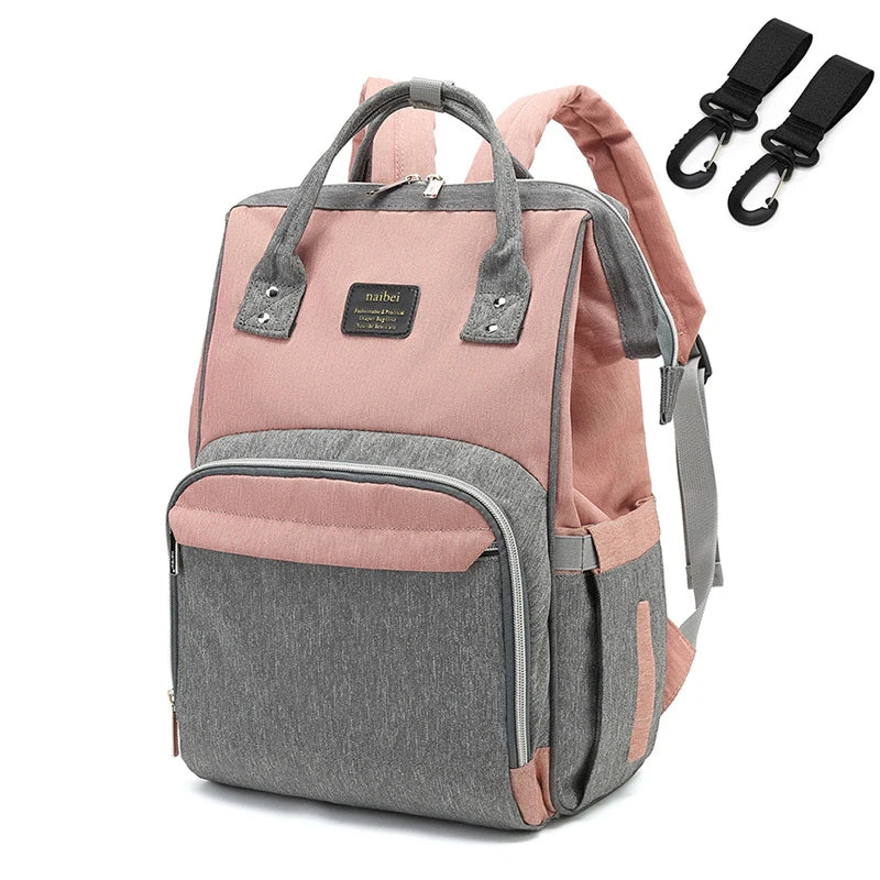 SafeTrips | Multifunctionele & Waterdichte Luier baby Reistas-Schoudertassen-Calora-Zwart-Calora