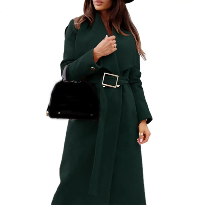 Samina | Dikke strakke chique dames winterjas-Zomer Jassen-Calora-Zwart-S-Calora