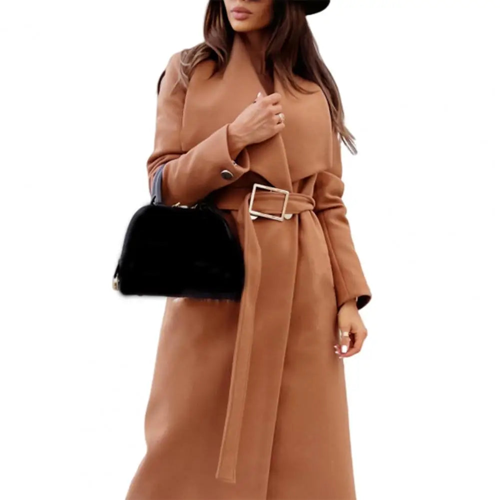 Samina | Dikke strakke chique dames winterjas-Zomer Jassen-Calora-Zwart-S-Calora