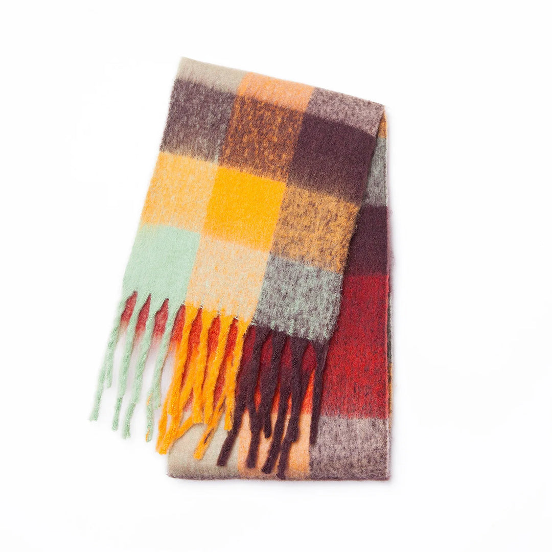 Scarvello | Dikke Warme Kasjmier Regenboog Sjaal-Handtassen-Calora-Regenboog 2-38x230cm-Calora
