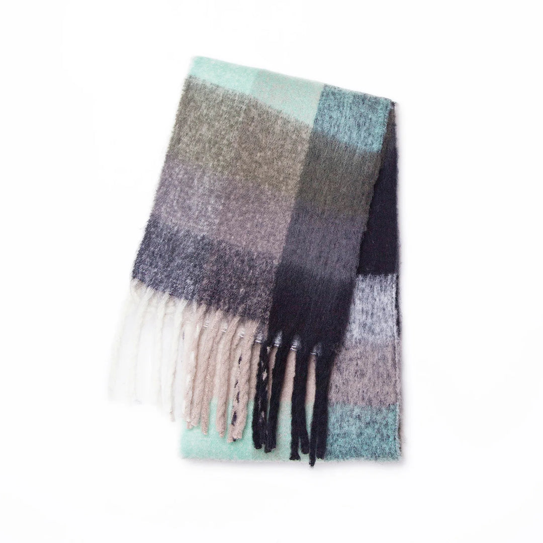 Scarvello | Dikke Warme Kasjmier Regenboog Sjaal-Handtassen-Calora-Regenboog-38x230cm-Calora