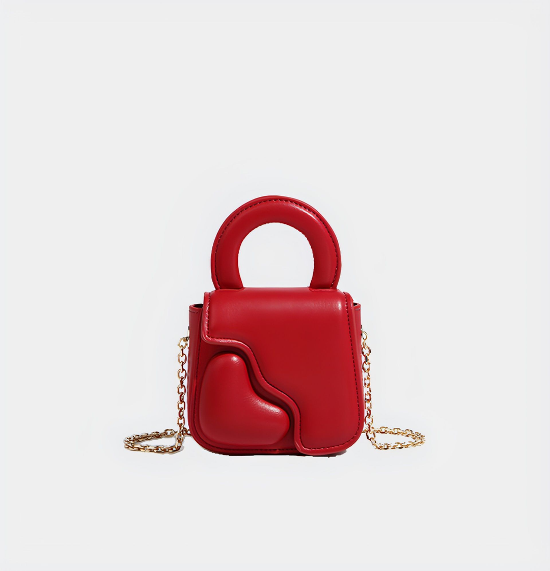 CALORA_ Schattige Hartvormige Schoudertas met Ketting voor Casual Uitjes